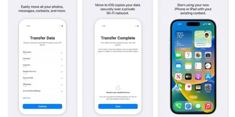 Jak przenieść dane z Androida na iPhone po konfiguracji? Aplikacja "Przenieś do iOS" ułatwia kopiowanie zdjęć, wiadomości i kontaktów przez Wi-Fi.