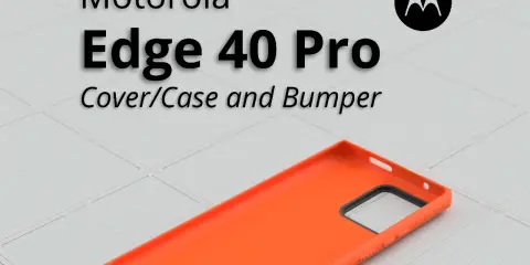 Pomarańczowe etui Motorola Edge 40 Pro, idealne do ochrony Twojego telefonu.