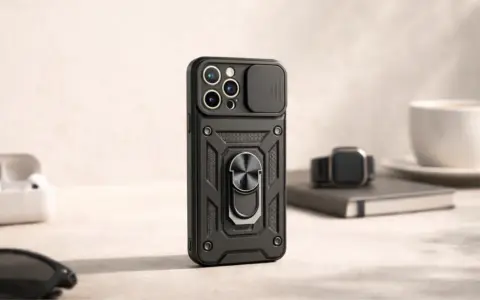 Wytrzymałe etui na telefon z pierścieniem, idealne dla posiadaczy Sony Xperia. Chroni aparat i zapewnia pewny chwyt.