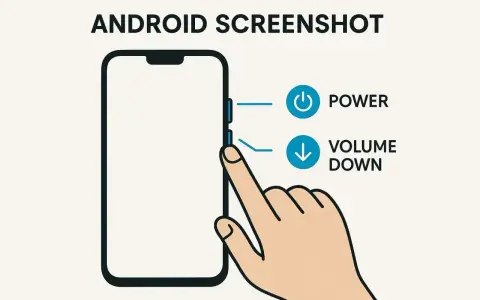 Jak zrobić wycinek ekranu na Androidzie? Naciśnij jednocześnie przycisk zasilania i przycisk głośności w dół.