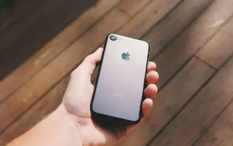 Dłoń trzyma szarego iPhone'a. Chcesz wiedzieć, jak sprawdzić, czy iPhone jest oryginalny? Zwróć uwagę na detale.