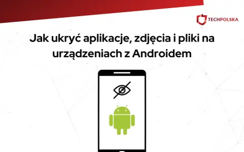 Jak ukryć aplikacje, zdjęcia i pliki na urządzeniach z Androidem. Ikona oka z przekreśleniem symbolizuje ukrywanie.