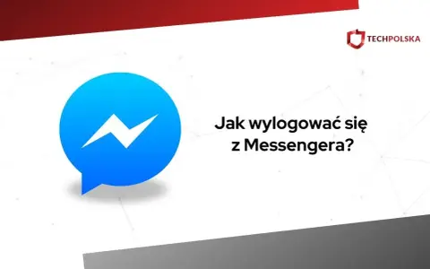 Ikona Messengera i tekst "Jak wylogować się z Messengera?". Dowiedz się, jak bezpiecznie zakończyć sesję na Androidzie.