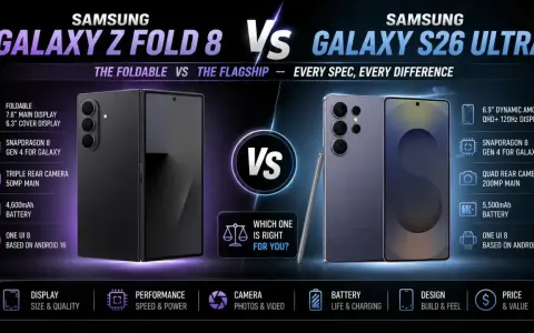 Porównanie Samsung Galaxy Z Fold 8 i Galaxy S26 Ultra. Dowiedz się, jaki jest najnowszy Samsung, który lepiej spełni Twoje potrzeby.